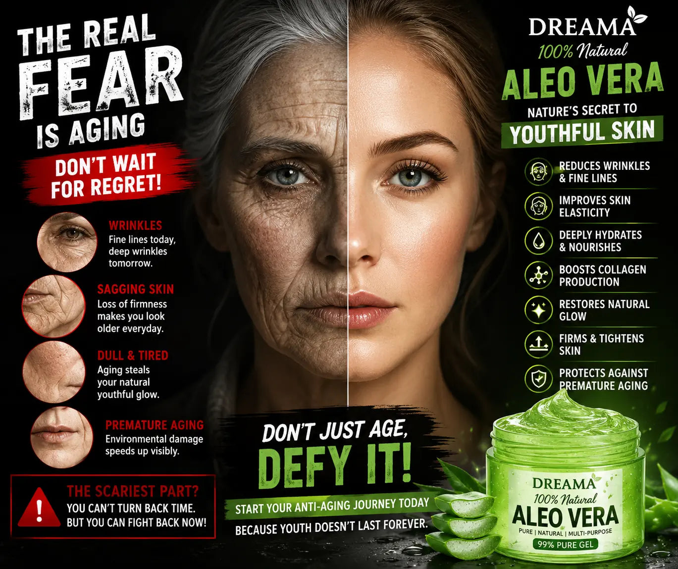 PREMIUM, NATURAL 99 % NATURAL PURE ALOE VERA GEL
