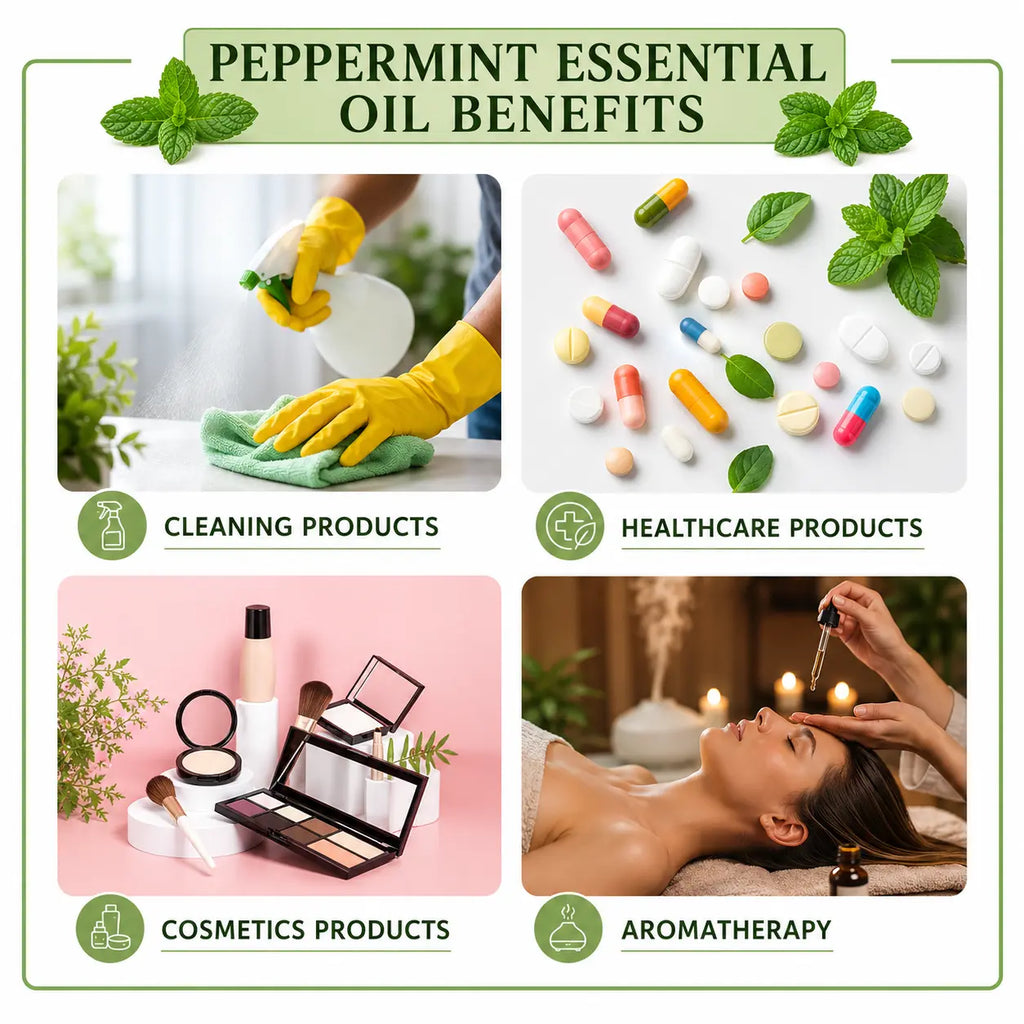 Premium Peppermint Essential Oil – 100% Pure & Natural Available In India