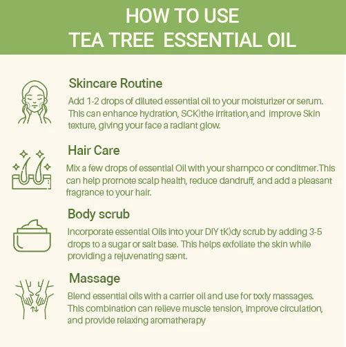 Premium Tea Tree Essential Oil – 100% Pure Natural & Undiluted Available In India