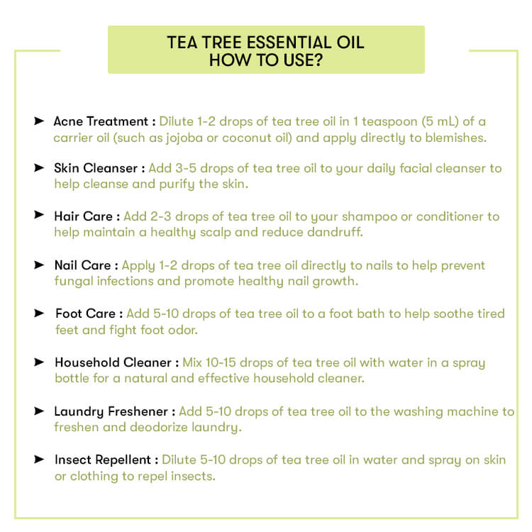 Premium Tea Tree Essential Oil – 100% Pure Natural & Undiluted Available In India