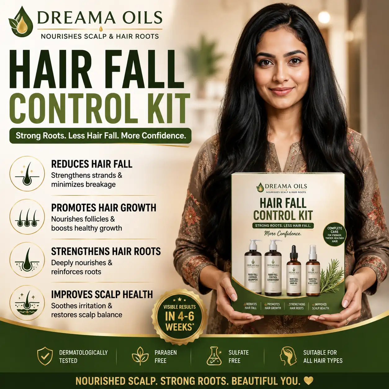 NATURAL, PREMIUM HAIR BOOSTER KIT