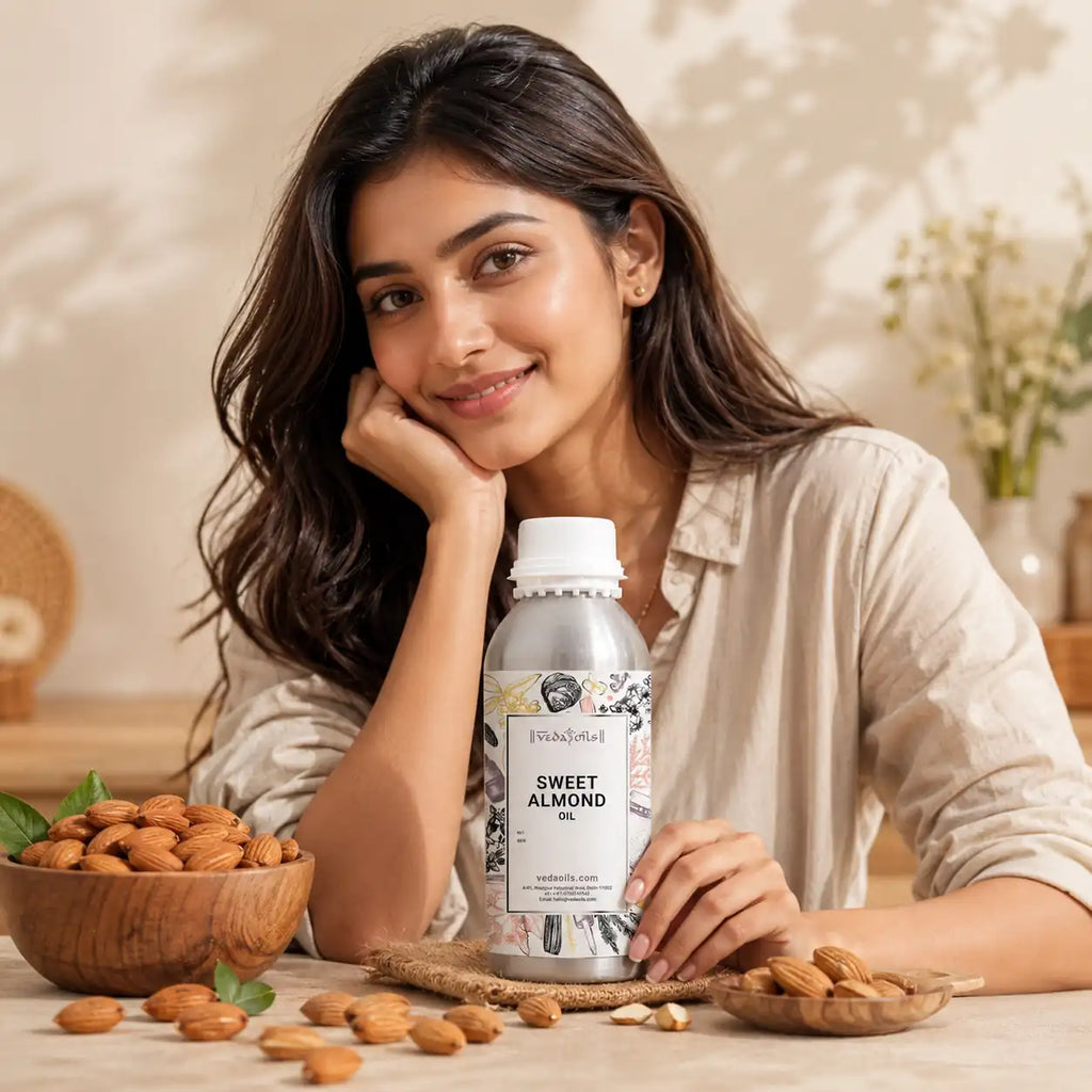 Premium Sweet Almond Oil – Pure, Cold-Pressed & Skin-Loving