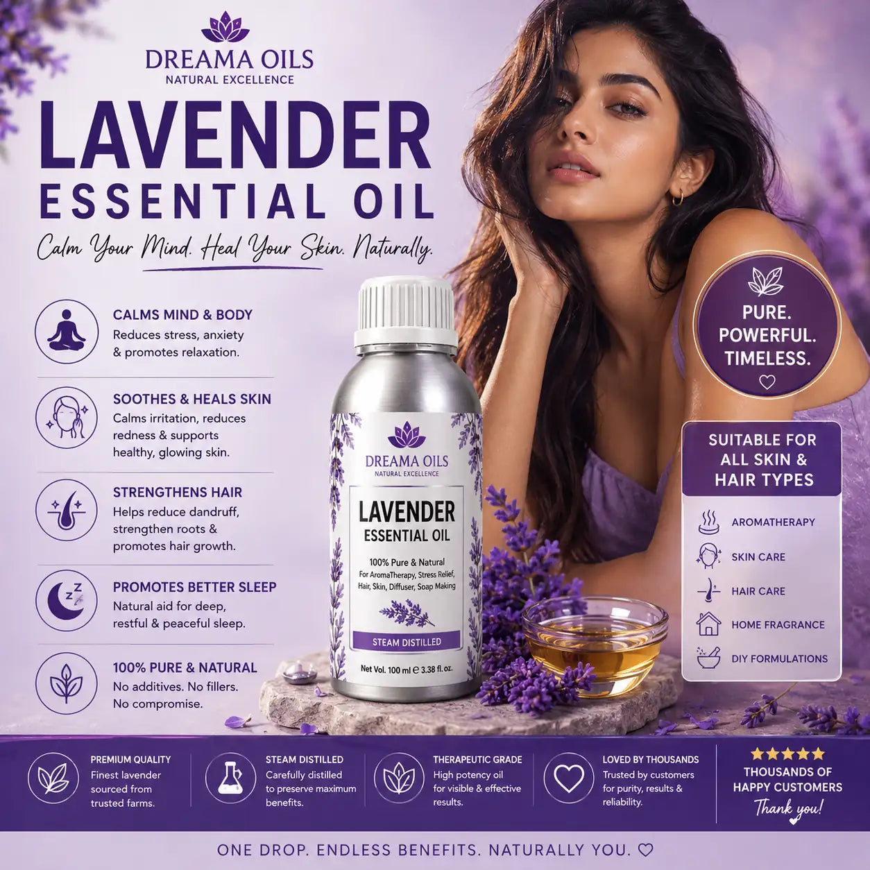 PREMIUM LAVENDER ESSENTIAL OIL AVAILABLE IN INDIA