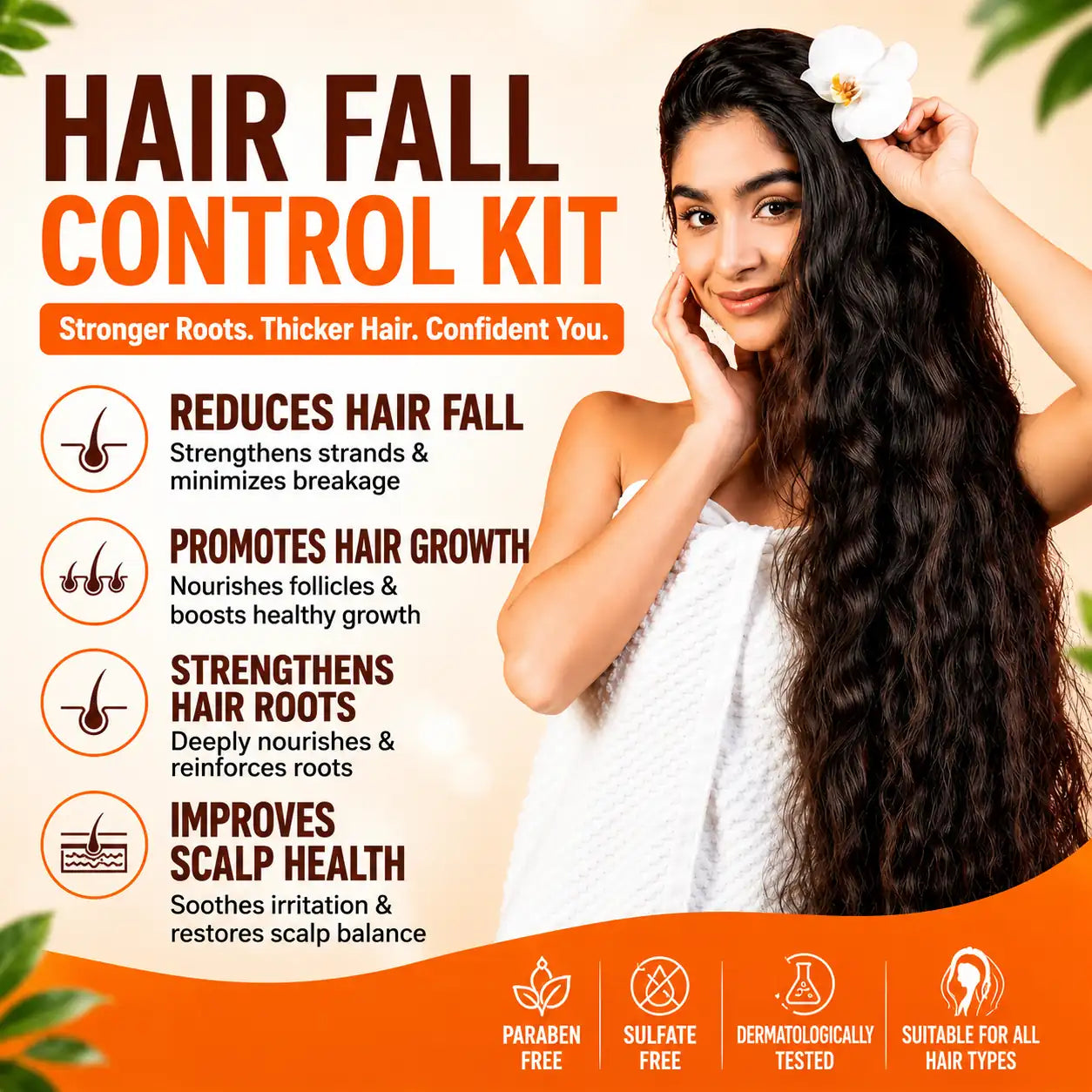 NATURAL, PREMIUM HAIR BOOSTER KIT