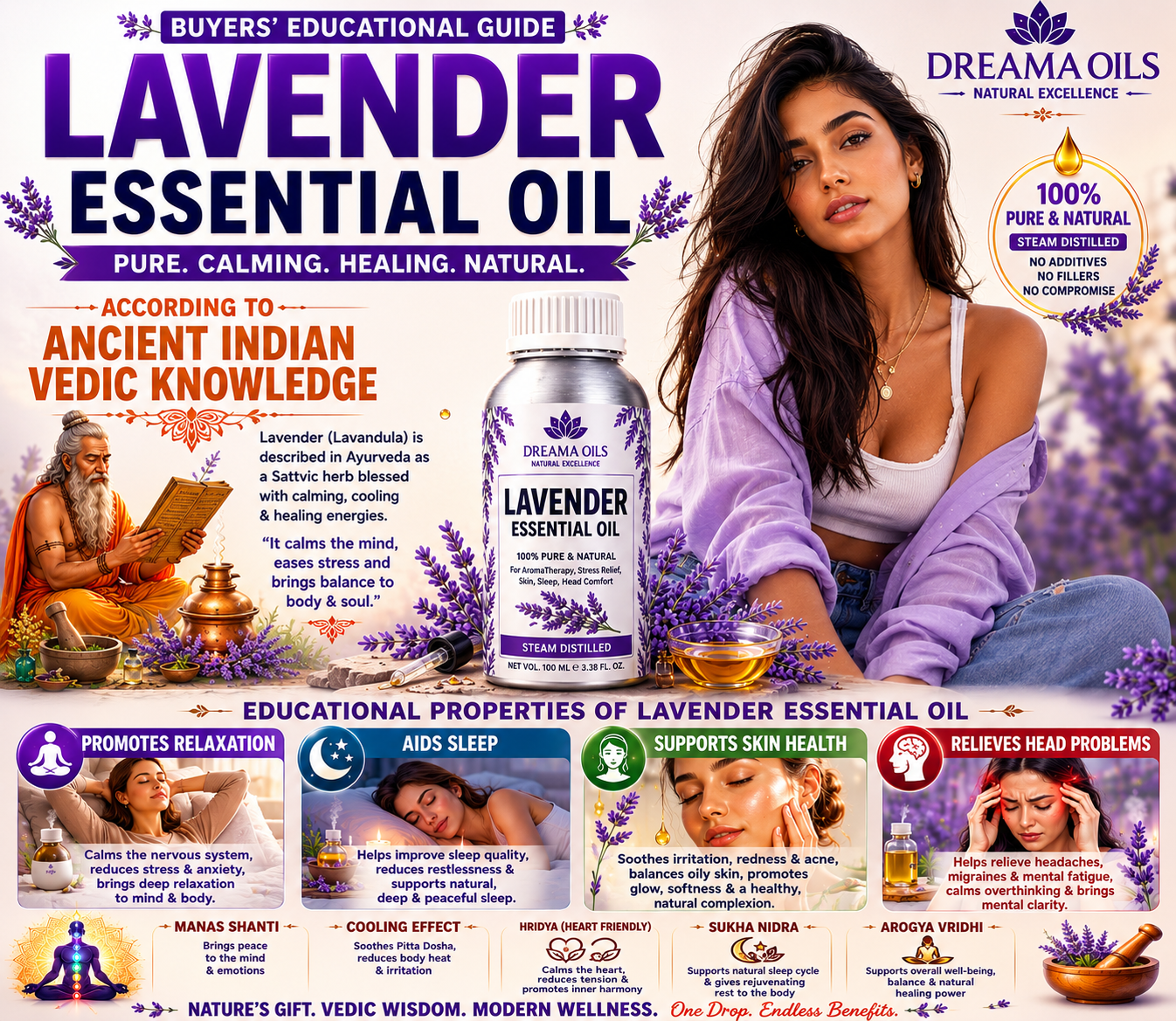 PREMIUM LAVENDER ESSENTIAL OIL AVAILABLE IN INDIA